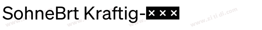 SohneBrt Kraftig字体转换 SohneBrt Kraftig字体转换